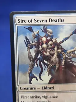 Magic the Gathering Foundations Sire of Seven Deaths 0001 Regular Mythic LP - Image 3