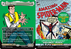 MTG Peter Parker // Amazing Spider-Man (0232) - Foil - Borderless, NM-Mint, Engl - Image 1