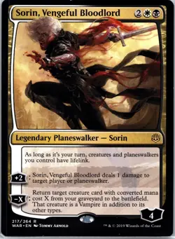 Sorin, Vengeful Bloodlord R War of the Spark 217 LP - Image 1