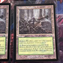 4x HICKORY WOODLOT MERCADIAN MASQUES MTG MAGIC THE GATHERING - Image 4