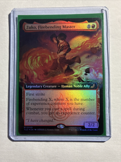 Zuko, Firebending Master Extended Art Avatar: The Last Airbender Foil + B Rare!! - Image 1