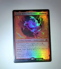 Avatar Roku, Firebender - Avatar: The Last Airbender: Eternal-Legal (TLE) Foil - Image 1