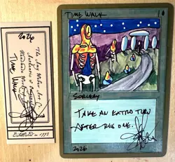 MTG Time Walk Altered Sydney World Championships Amy WEBER - Image 1