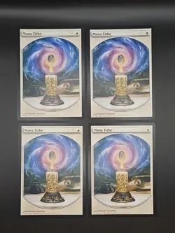 MTG Magic the Gathering Textless Promo Mana Tithe X4 Light Play - Image 1