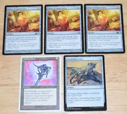 MTG 5x Artifact Elixir of Immortality, Scrabbling Claws & Feldon's Cane - Image 1