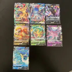 Pokemon Eeveelution Card Lot RR RRR Vmax Korean Eevee Heroes SEE PICS - Image 1