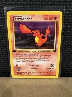 2000 Pokemon Team Rocket - 1st Edition - Charmander 50/82- Ungraded - Image 1