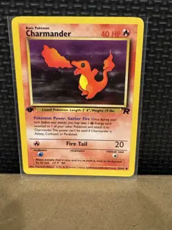 2000 Pokemon Team Rocket - 1st Edition - Charmander 50/82- Ungraded - Image 3