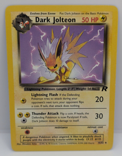 Dark Jolteon 38/82 Team Rocket Regular LP Pokemon - Image 1