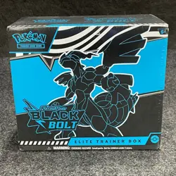 POKEMON Scarlet & Violet- Black Bolt Elite Trainer Box, Sealed Box is Worn - Image 1