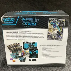 POKEMON Scarlet & Violet- Black Bolt Elite Trainer Box, Sealed Box is Worn - Image 3