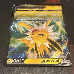 Pokemon TCG Jolteon V SWSH151 Sword & Shield Promo Ultra Rare Light Play - Image 3
