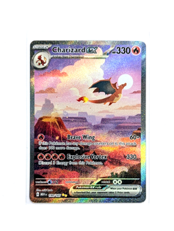 Charizard ex 199/165 SIR Full Alt Art Holo POKEMON TCG S&V 151 MEW ENGLISH NM/M - Image 1