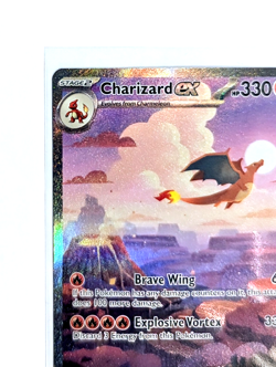 Charizard ex 199/165 SIR Full Alt Art Holo POKEMON TCG S&V 151 MEW ENGLISH NM/M - Image 2