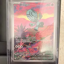Pokemon Elgyem 120/086 Sv: Black Bolt Illustration Rare Full Art Holo 2025 - Image 1