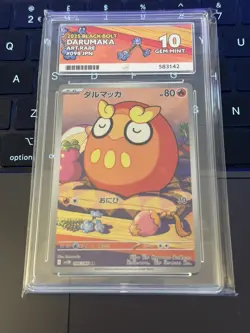 Darumaka ACE 10 Graded Pokemon 098/086 Japanese Black Bolt Gem Mint Graded TCG - Image 1