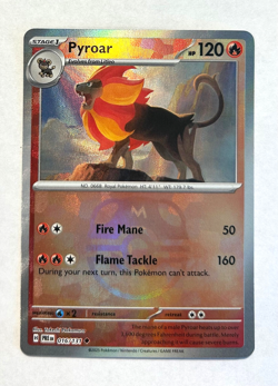 Pokemon Prismatic Evolutions - PYROAR - MASTER BALL REVERSE - 016/131 - NM - Image 1
