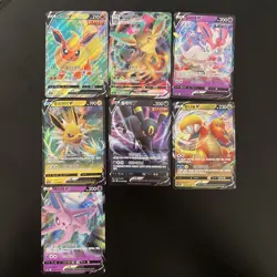Pokemon Eeveelution Card Lot SR RR RRR Vmax Korean Eevee Heroes SEE PICS - Image 1