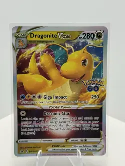 Pokemon TCG Dragonite VSTAR Holo Ultra Rare Black Star Promo SWSH236 - Image 1
