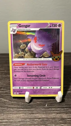 Gengar 66/196 - Trick or Trade Booster Bundle 2023 Pokemon TCG - NM - Image 1