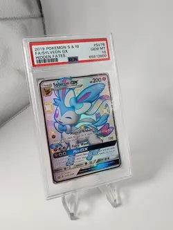 Pokemon Sylveon GX Hidden Fates Full Art #SV76 PSA 10 Gem Mint - Image 2
