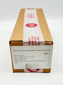 Pokemon TCG Sword & Shield Vivid Voltage Booster Box Case SEALED - Image 1