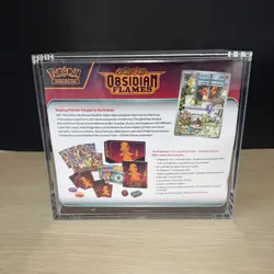 POKEMON SCARLET & VIOLET OBSIDIAN FLAMES SEALED ELITE TRAINER BOX ETB (W/ CASE) - Image 2