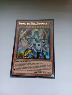 Yugioh Zaborg the Mega Monarch MP15-EN154 Ultra Rare 1st Ed LP - Image 2