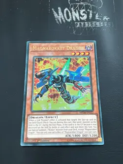 YUGIOH MAGNAROKKET DRAGON ULTRA RARE MP18-EN112 1ST EDITION - Image 1