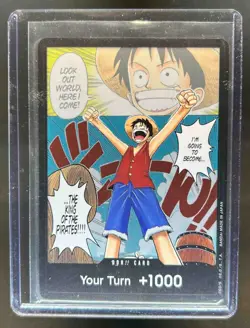 One Piece Romance Dawn Monkey D. Luffy DON!! Card OP-01 - Image 1