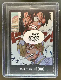 One Piece Card Game A Fist Of Divine Speed Luffy & Sanji DON!! OP-11 - Image 1