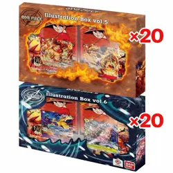20 x One Piece TCG Illustration Box Vol 5 And Vol 6 Each SEALED PRESALE - Image 1