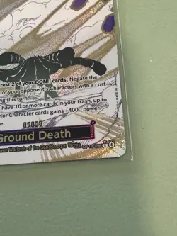 OP14-096 Ground Death Alt Art Event Manga One Piece English Card - In Hand - Image 3
