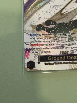 OP14-096 Ground Death Alt Art Event Manga One Piece English Card - In Hand - Image 4