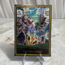 One Piece Egghead Gold DON!! OP14 The Azure Sea's Seven In Hand Near Mint - Image 1