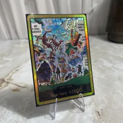One Piece Egghead Gold DON!! OP14 The Azure Sea's Seven In Hand Near Mint - Image 2