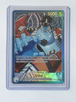 One Piece OP14 The Azure Sea's Seven - Jinbe Leader Alt Art OP14-040 - Image 1