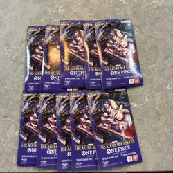 Lot Of 10 One Piece TCG: The Azure Sea's Seven Sleeved Booster OP-14 English. - Image 1