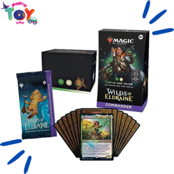 Magic The Gathering Wilds of Eldraine Commander Deck-Virtue, Valor 100-Card Deck - Image 1