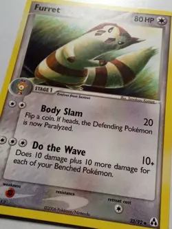 Furret 33/92 VLP - EX Legend Maker Pokemon Card - Tomokazu Komiya Art - Image 2