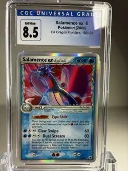 Pokemon CGC 8.5 Salamence EX Dragon Frontiers Holo Card 98/101 - Image 1