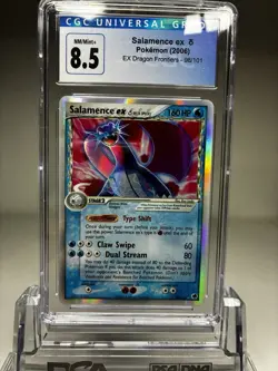 Pokemon CGC 8.5 Salamence EX Dragon Frontiers Holo Card 98/101 - Image 2