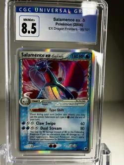 Pokemon CGC 8.5 Salamence EX Dragon Frontiers Holo Card 98/101 - Image 3