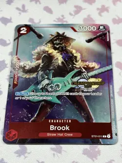 ST01-011 Brook Alt Art One Piece TCG Card Game Championship CS 2023 - Image 1