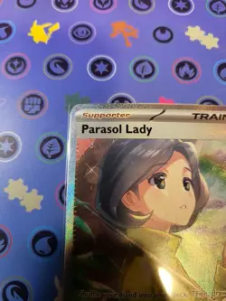 Parasol Lady 255/182SV04: Paradox Rift Holo Sir Pokemon TCG Card NM Condition - Image 5