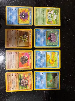 Vintage Base Set Pokemon Cards, some Shadlowless some First Edition - Image 2