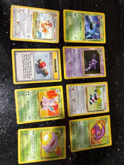Vintage Base Set Pokemon Cards, some Shadlowless some First Edition - Image 4