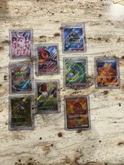 Japanese Pokemon Inferno X ARs + SRs Card Lot Of 9 - Image 1