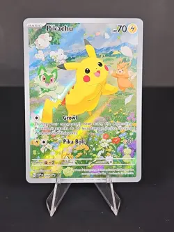 PIKACHU SVP 088 Scarlet & Violet Full Art Promo Pokemon Card Black Star Promo NM - Image 1