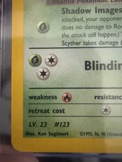Rocket's Scyther - 13/132 - Pokemon Gym Heroes Unlimited Holo Rare Card WOTC - Image 5